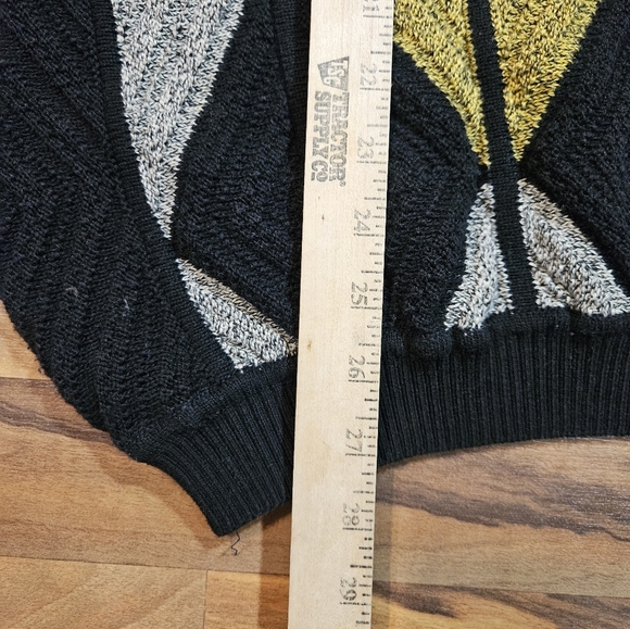 Vintage St. Croix Knits Men's Coogie-Style Geometric Sweater Cotton  XL - Picture 6 of 8